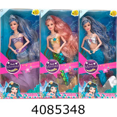 Лялька Русалка в коробці 3 кольори 33*5*14см (48/96) BL381