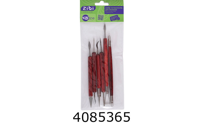 Набір інструментів для ліплення 6 шт двосторонні KIDS Line ZB.6983