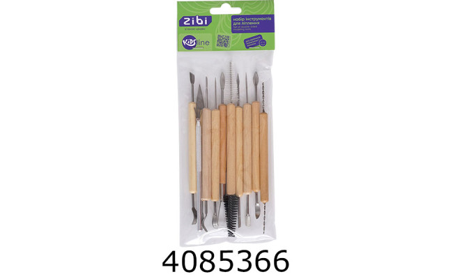 Набір інструментів для ліплення 11 шт. двосторонні KIDS Line ZB.6981