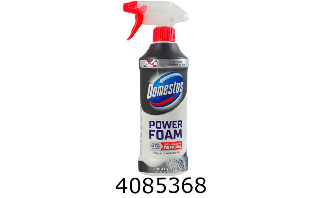 М/засіб  спрей піна для ванної та унітазу  для видалення нальоту 435мл Domestos 21335