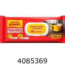 Серветка волога універсальна Файний бонус 100шт (6) 70431