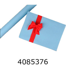 Папір подар. 70*800см блакитний в рулоні 70г/м 255-3924