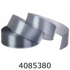 Стрічка атласна пакувальна 25 мм*23м сіра (ціна за уп 5шт) 58-1435