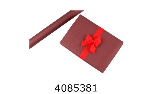 Папір подар. 70*800см теракот в рулоні 70г/м 255-5270