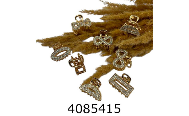 Крабик для волосся 2 см 6шт в кульку ціна за 6 шт BB3878