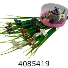 Крабик для волосся 24шт в банці 15см bb8161