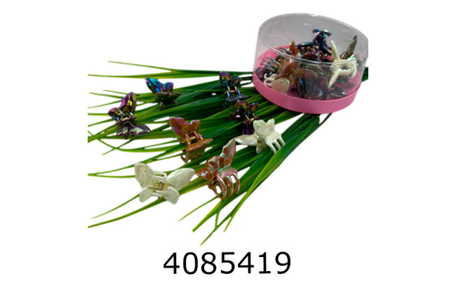 Крабик для волосся 24шт в банці 15см bb8161