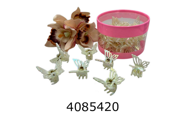 Крабик для волосся 24шт в банці 15см bb8272