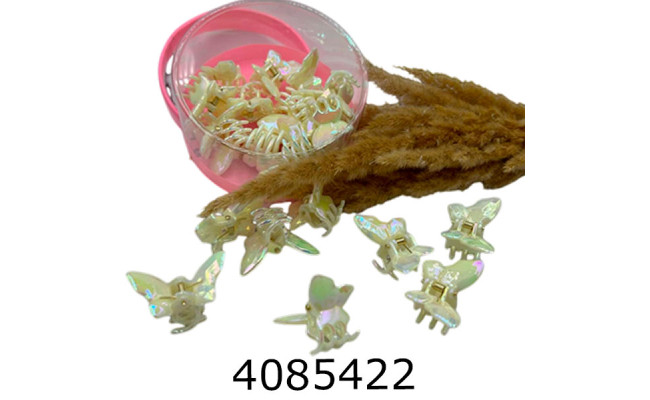 Крабик для волосся 24шт в банці 15см bb8277