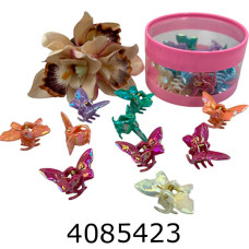 Крабик для волосся 24шт в банці 15см bb8279