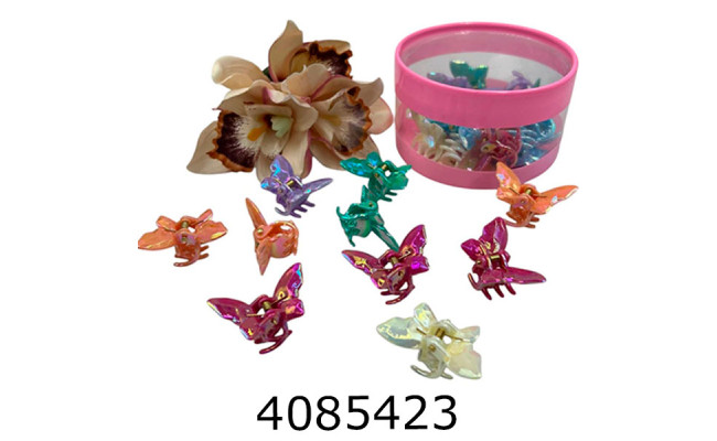 Крабик для волосся 24шт в банці 15см bb8279