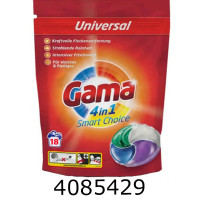 Капсули для прання універс. 4в1 18шт/уп Gama 1-836667