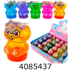 Слайм в банці Котик перламутр. 45*65см асорт. 26-6 Імп (24)