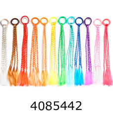 Резинка для волосся з косичками ціна за 12 шт 3813RK-2504