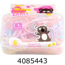 Резинка для волосся силікон кольорові  в уп. 150шт (10) 5555RS-2552E