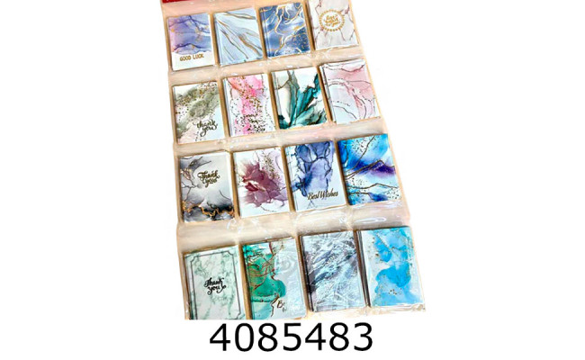 Листівка вітальна асорті з квітковим дизайном ціна за 8 шт 7*9см 25-579