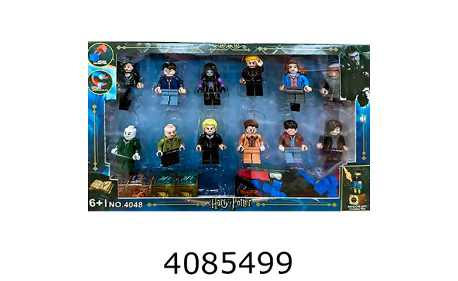 Герої Harry Potter 12шт сюрприз 4 магн. кубика в коробці (144) 4048