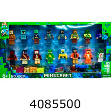 Герої Minecraft 16шт сюрприз 6 магн. кубиків в коробці (144) 4029