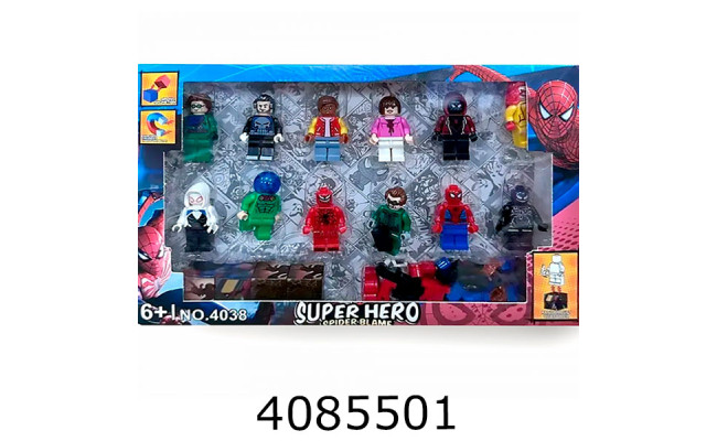 Герої Avengers 12шт сюрприз 4 магн. кубиків в коробці (144) 4038