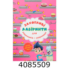 Захопливі лабіринти для розумників і розумниць Кондитерська фабрика Кристал Бук (20)