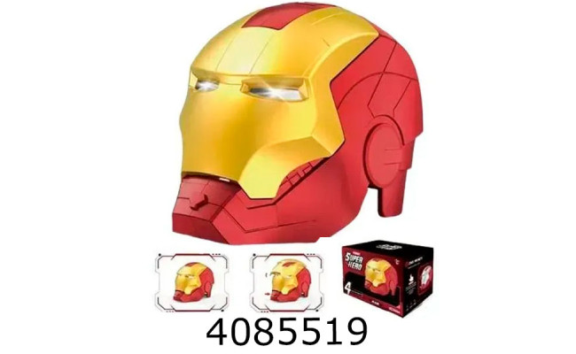 Шолом залізної людини з підсвічуванням на батар. 31*24*20см (6/12) 888