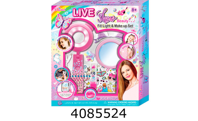 Косметика з лампою для селфі в коробці 15*4*26см (4/24) T257