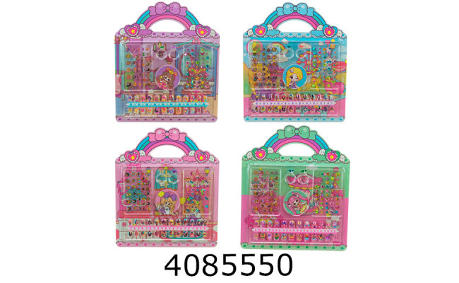 Манікюрний набір + косметика в коробці 20*15*2см (240) NL101