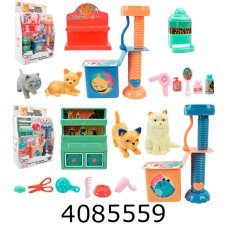 Грумерський набір з тваринками в слюді 19*7*28см (48/96) 832-83