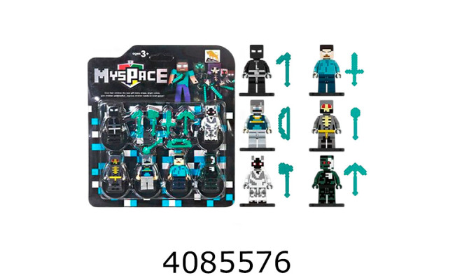 Герої Minecraft 6 видів на планшетці 20*18 (66/132) TL8311-7