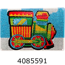 Алмазна мозаїка 10*14 Яскравий вертоліт Brushme DM4004