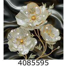 Алмазна мозаїка 25*25 квіти 