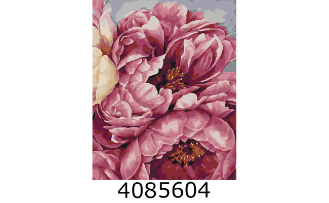 Картина по номерам 40*50см квіти 