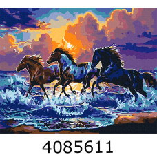 Картина по номерам 40*50см тварини 