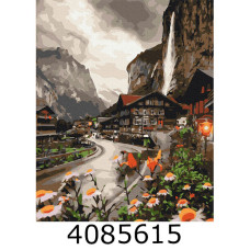 Картина по номерам 40*50см архітектура 