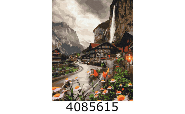 Картина по номерам 40*50см архітектура 