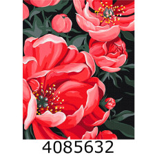 Картина по номерам 40*50см квіти 