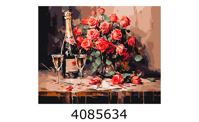 Картина по номерам 40*50см Шампанське на двох Brushme BS53882