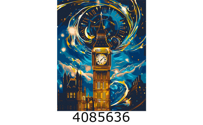 Картина по номерам 40*50см архітектура 