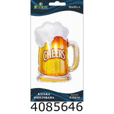 Повітряні кульки фольговані пивний келих 
