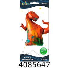 Повітряні кульки фольговані Динозавр  коричневий 77см (__) 836044