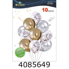 Повітряні кульки фольговані 10шт 