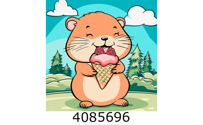 Картина по номерам 25*25см дитячі 