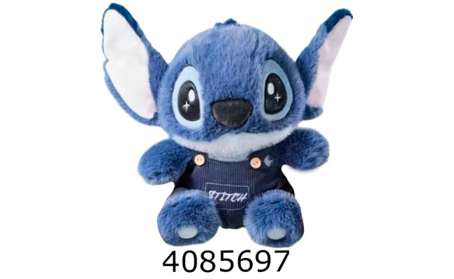 Стіч 33 см м'яка іграшка в комбінезоні 96-23А