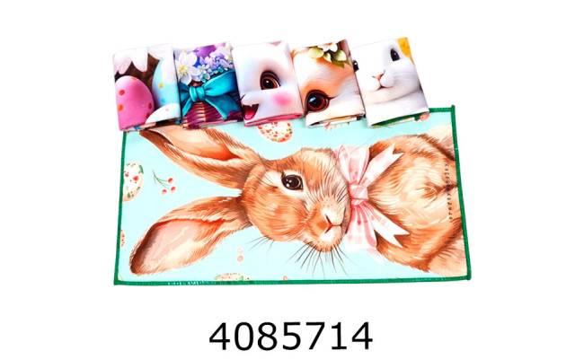 Рушник мікрофібра Великодні 25*50 см ціна за 6 шт TL-22-18-1200/L