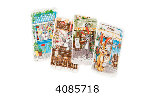 Рушник мікрофібра Великодні 25*50 см ціна за 10 шт TL-98-1026-1000