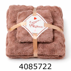 Набір банний рушник баня+руки коричневий TL-98-792-72-5