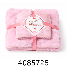 Набір банний рушник баня+руки рожевий TL-98-792-72-9