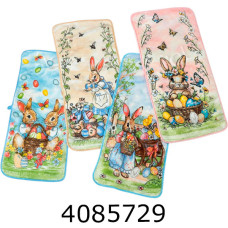 Рушник мікрофібра Великодні 25*70 см ціна за 6 шт TL-98-1019-540