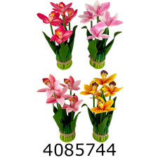 Квіти силікон нарциси букет на підставці 5шт 30см (24) 10-402