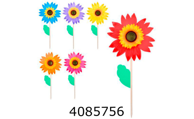 Вітрячок Квітка в кульку 30см 6 видів (80) MR 1223